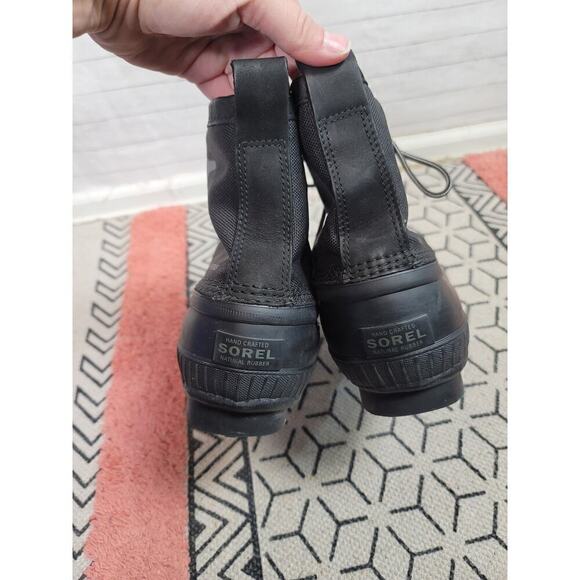 Sorel Cheyanne II Short Waterproof Duck Boots in Black, sz 11 - Picture 8 of 14